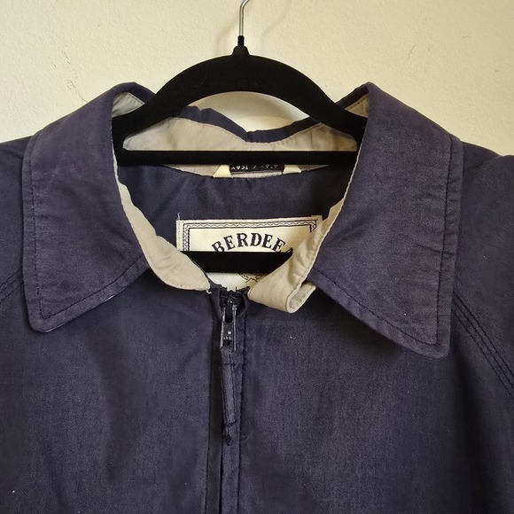 Aberdeen collection mens blue bomber jacket Large with adjustable cuffs - Picture 2 of 16